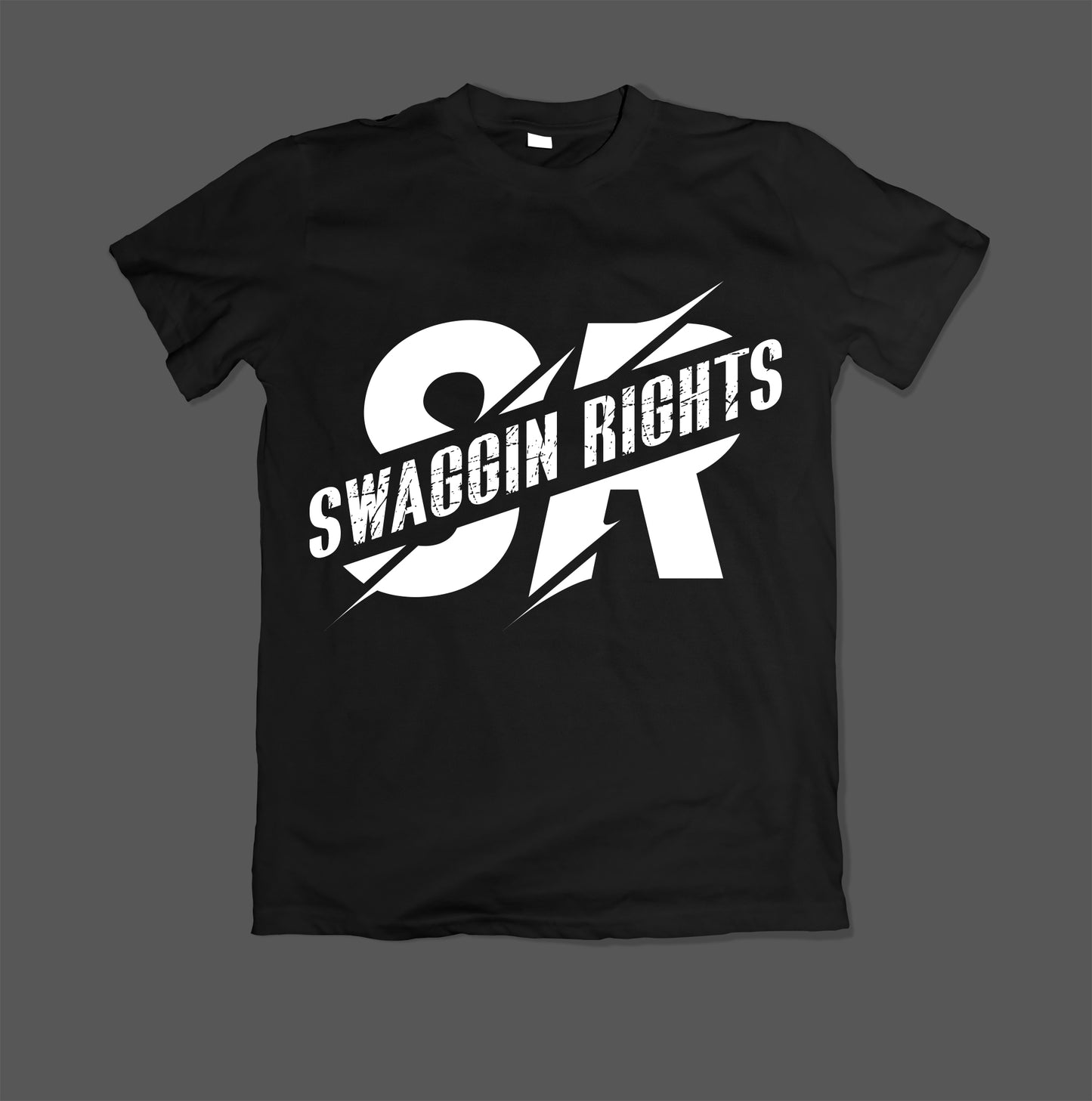 SWAGGIN RIGHTS TEE (BLACK)